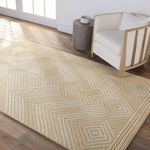 Product Image 5 for Silva Handmade Chevron Beige Rug from Jaipur 
