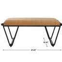 Product Image 3 for Woodstock Mid-Century Bench from Uttermost