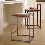 Product Image 7 for Bradbury Leather Counter Stool from Jamie Young