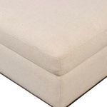 Product Image 7 for Alec Upholstered Antwerp Natural Storage Ottoman from Four Hands