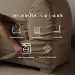 Product Image 11 for Capella Slipcover Sofa - Bergamo Cream from Four Hands