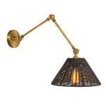 Product Image 4 for Aurora Black Shade Adjustable Wall Sconce from Creative Co-Op