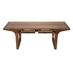 Product Image 3 for Regal Table/Desk, Dark Walnut from Noir