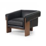 Product Image 11 for Cairo Top Grain Leather Harrison Black Chair from Four Hands