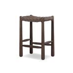 Product Image 2 for Savio Outdoor Bar + Counter Stool - Dark Textured Woven from Four Hands