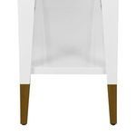 Product Image 3 for Two Tier Tapered Leg Console With Antique Brass from Worlds Away