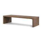 Rustic oak Henry Coffee Table with subtly curved corners and minimalist design