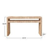 Product Image 3 for Seabrook Water Hyacinth Console from Creative Co-Op