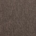Close-up of textured brown woven weather-resistant fabric on Sinclair Outdoor Ottoman