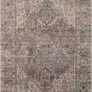 Traditional Lyra Sunset Silver Rug with watercolor-inspired muted patterns in beige, gray, and rust tones