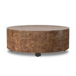 Product Image 3 for Hudson Dark Bark Paper Round Coffee Table from Four Hands