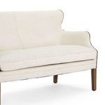 Product Image 5 for Conrad White Linen Settee from Regina Andrew Design