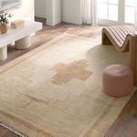 Product Image 5 for Astine Hand Knotted Medallion Beige/Cream Rug from Jaipur 