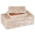 Product Image 2 for Perlas Swirl Box Set of 2 from Currey & Company