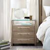 Product Image 2 for Affinity Oak Veneer Three-Drawer Nightstand from Hooker Furniture