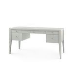 Product Image 5 for Paola Gray Cerused Oak 5-Drawer Desk from Villa & House