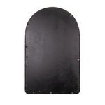 Back of Carter Wall Mirror revealing flat black backing panel and mounting clips
