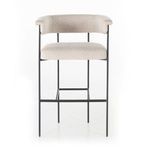 Product Image 12 for Carrie Cream Polyester Bar Stool from Four Hands