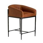 Product Image 4 for Osbourne Brown Russet Leather Counter Stool from Arteriors