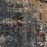 Vertical runner size of Samra Dk. Grey / Spice Rug showing distressed abstract pattern and color blending