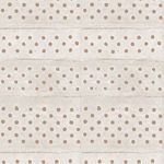 Truly Taupe peel and stick wallpaper with stitched horizontal lines and scattered dots pattern