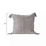 Product Image 3 for Aubrey Brown & Black Striped Pillow With Tassels (Set Of 2 Colors) from Creative Co-Op