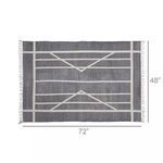 Product Image 1 for Block Print Rug Cotton Rug  Centerpoint Stripe from Homart