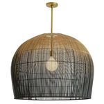 Product Image 8 for Swami Large Natural & Black Midrib Pendant from Arteriors