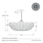 Product Image 9 for Bilal Round Chandelier from Arteriors
