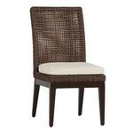 Peninsula Light Raffia Woven Side Chair front angle view identical to primary