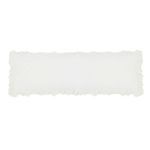Product Image 1 for Charlie 18" x 60" Ruffled Decorative Body Pillow with Insert  - Cream from Pom Pom at Home