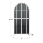 Product Image 3 for Camden Arched Cabinet with Glass Doors from Creative Co-Op