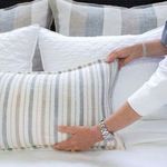 Product Image 3 for Naples 14" x 24" Decorative Body Pillow with Insert - Ocean / Natural from Pom Pom at Home