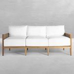 Product Image 6 for Playa Natural Teak/Raffia Sofa from Summer Classics