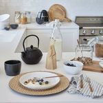 Product Image 4 for Livia Ceramic Stoneware Lustrous Fruit Bowl, Set of 6 - White from Costa Nova