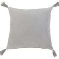 Product Image 1 for Bianca 20" Cotton Accent Pillow with Insert - Light Grey from Pom Pom at Home