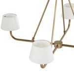 Product Image 16 for Dudley Aged Brass White Chandelier from Four Hands