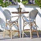 Product Image 1 for Isabell Rattan Bistro Bar Stool from Sika Design