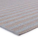 Product Image 2 for Topsail Indoor/ Outdoor Striped Light Blue/ Taupe Rug from Jaipur 