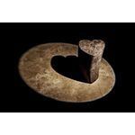 Product Image 10 for Black Marble Heart Stool from Noir