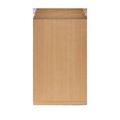 Side view of Margot chest showing continuous light oak veneer finish