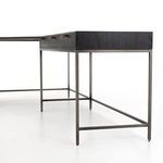 Product Image 16 for Trey Black Wash Poplar Desk System with Filing Cabinet from Four Hands