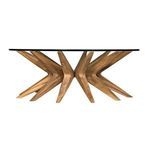 Product Image 2 for Waldo Round Glass Coffee Table from Noir