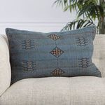Tanant Tribal Dark Blue/ Gold Lumbar Pillow image 4