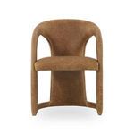 Archie Dining Chair head-on front view highlighting cushioned seat and backrest