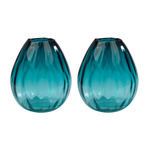 Product Image 1 for Aqua Ombre Vases   Set Of 2 from Elk Home