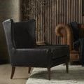 Product Image 14 for Marlow Vintage Black Wing Chair from Four Hands