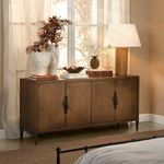Product Image 2 for Landmark Four Door Brown Sugar Oak Credenza from Jamie Young