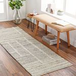 Product Image 3 for Manisa Global Hand-Woven Wool Charcoal / Light Slate Rug - 2'6" x 8' from Surya