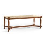 Product Image 1 for Two Seat Stool with Rushed Seat from Johnathan Charles